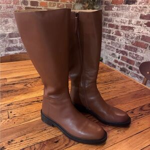 Quince Brown Over the Knee Boots